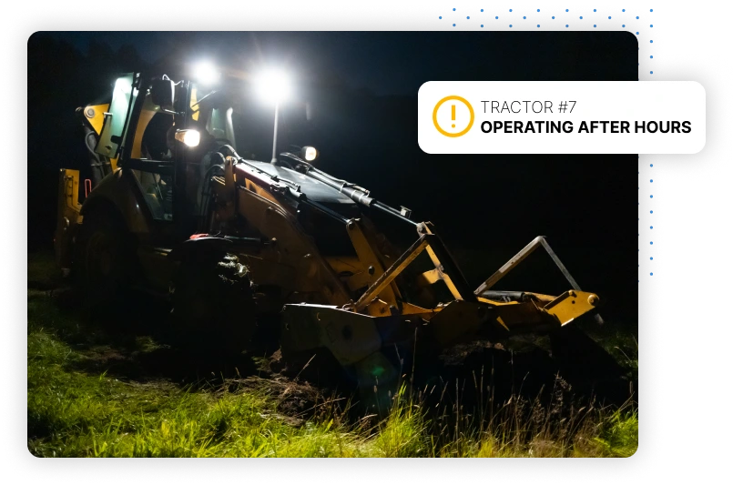 Operating after hours alert